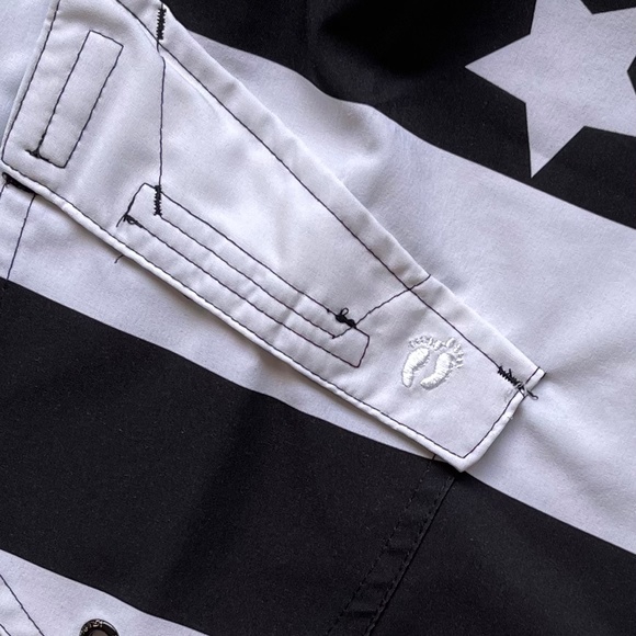 Hang Ten Stars and Stripes Board Shorts - 34 - Picture 3 of 6